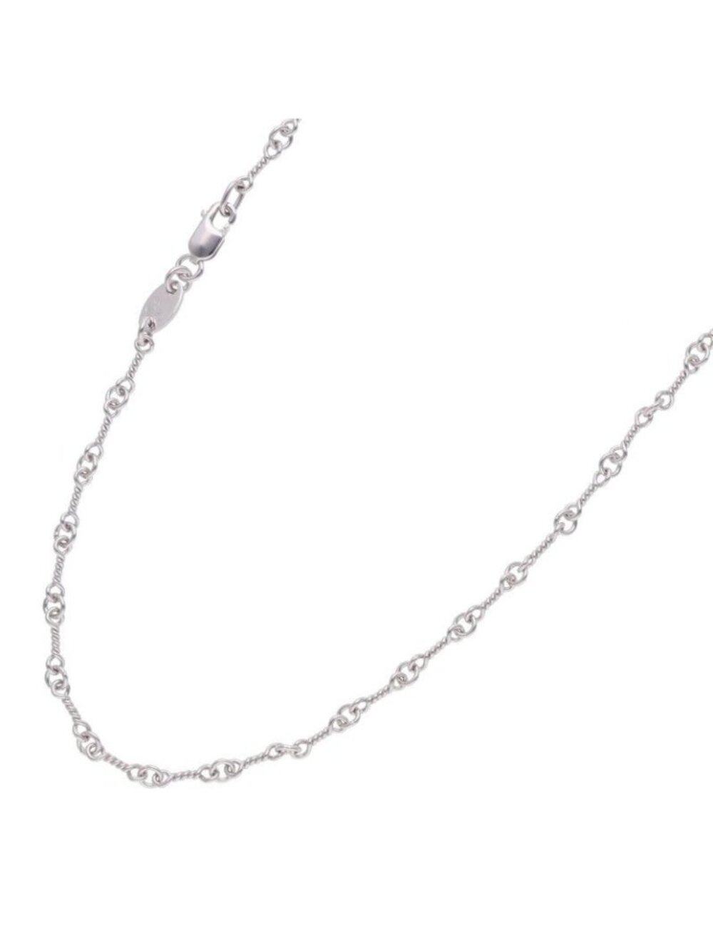 Chrome Hearts Neckchain Twist Chain White Gold Necklace